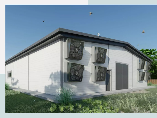 Строительство птичников в Щекине