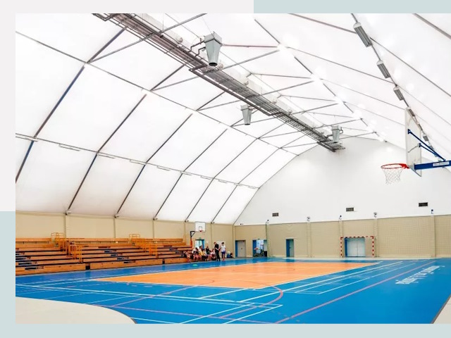 Строительство спортивных залов в Щекине