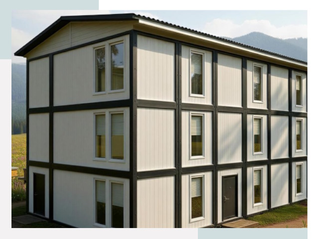 Модульные общежития в Щекине