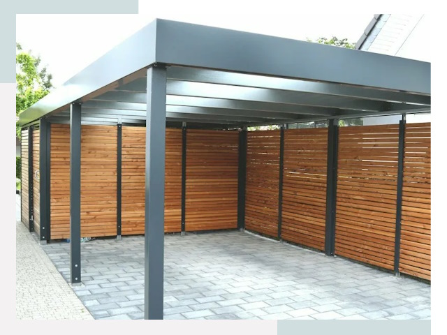 Навесы для парковки в Щекине