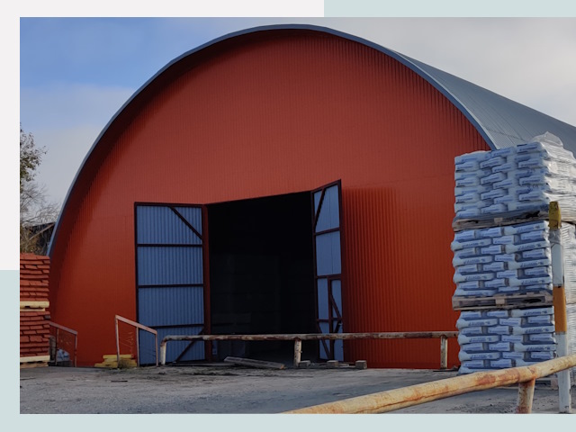 Полукруглые ангары по цене от 618 руб. в Щекино