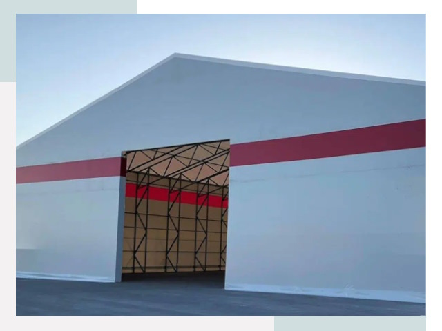 Быстровозводимые ангары в Щекине