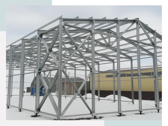 Каркасные ангары в Щекине