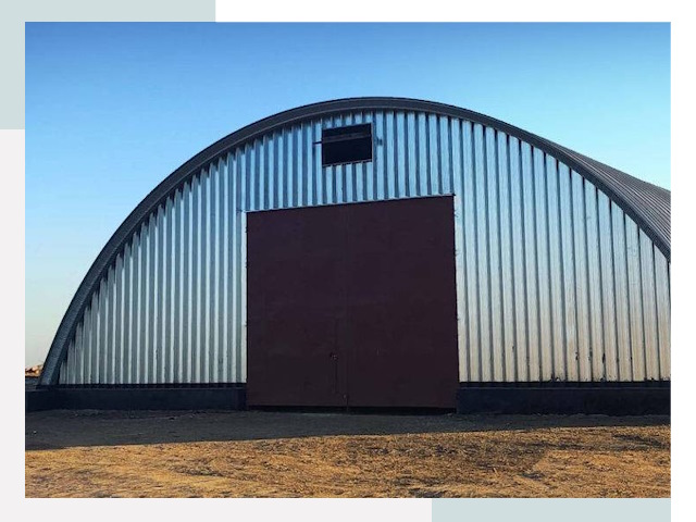 Арочные ангары в Щекине