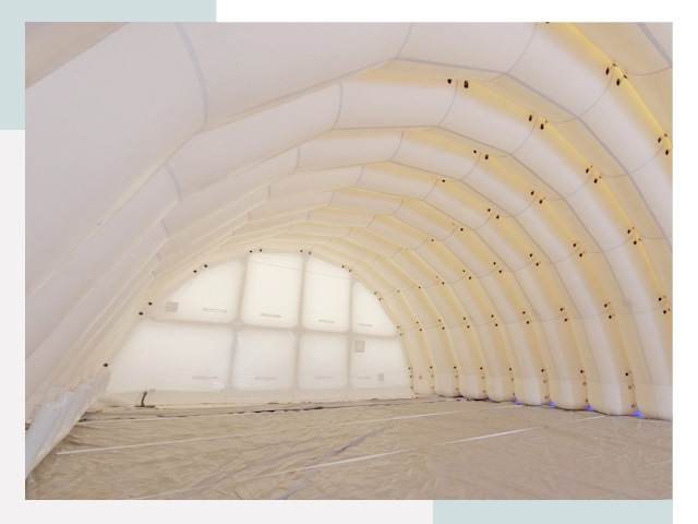 Пневмокаркасные ангары в Щекине