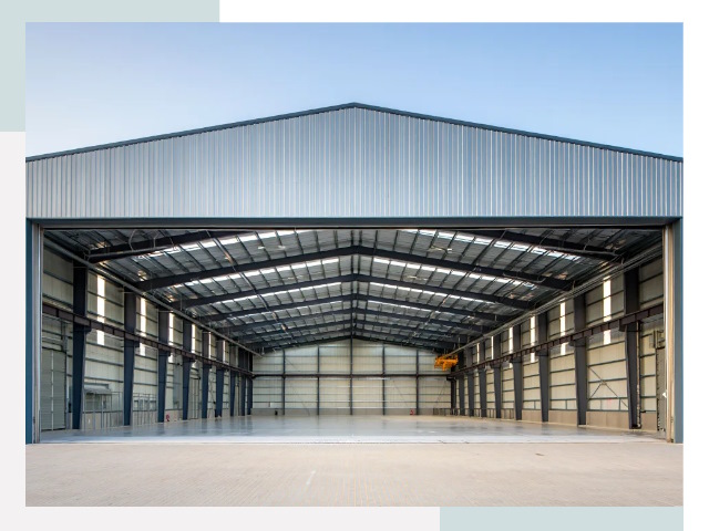 Большие ангары в Щекине