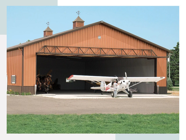 Ангары для самолетов в Щекине