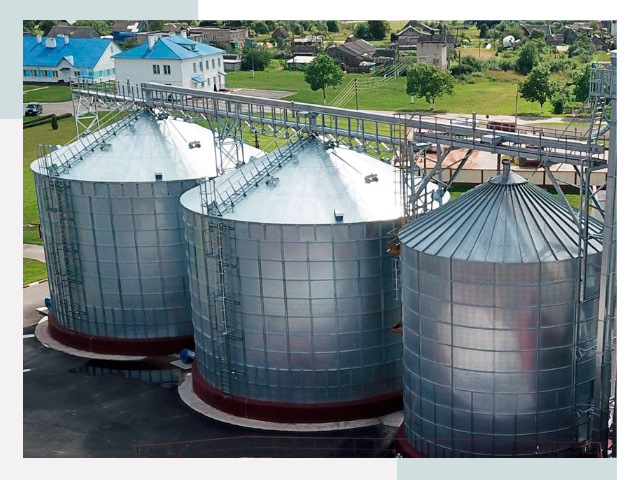 Металлические силосы в Щекине