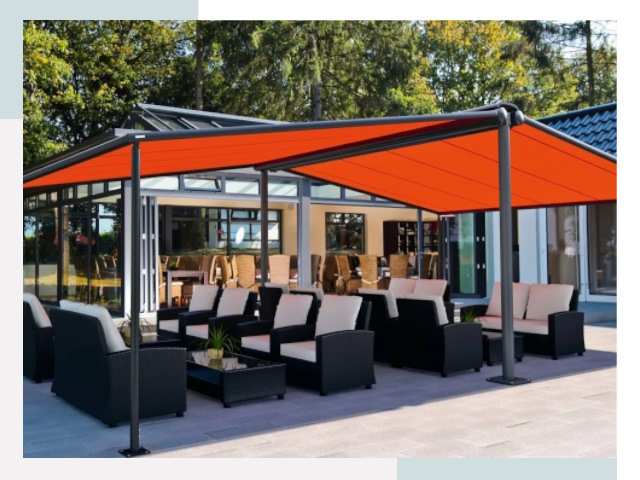 Навесы для кафе и ресторанов в Щекине