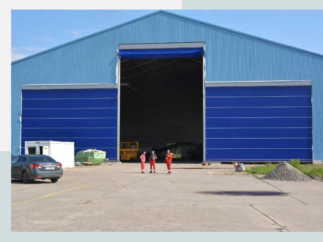 Ангарные ворота в Щекино от СтальСтрой-Екн по цене 618 руб.