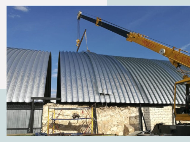 Реконструкция ангаров в Щекине от 618 руб.