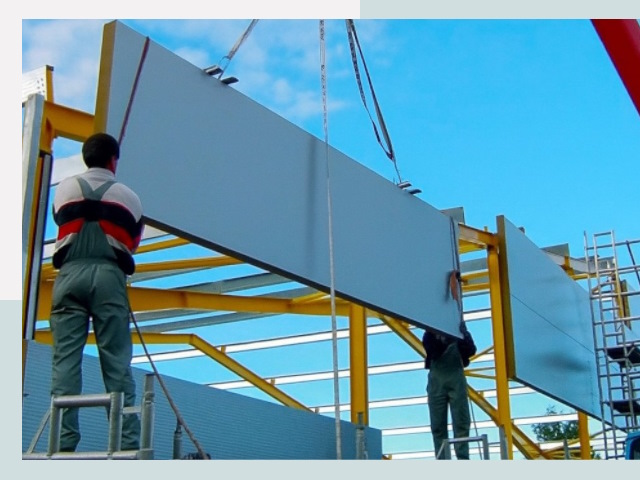 Монтаж сэндвич-панелей в Щекине от 618 руб.