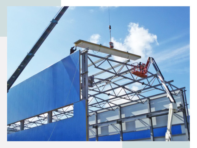 Монтаж сэндвич-панелей в Щекине