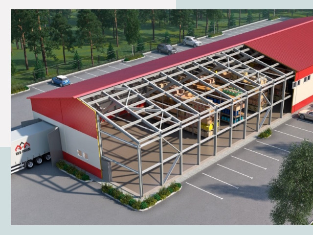 Проектирование ангаров в Щекине от 618 руб.