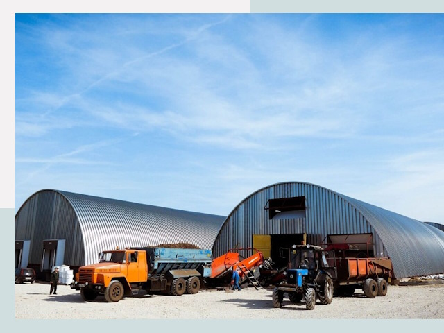 Ангары для спецтехники в Щекине